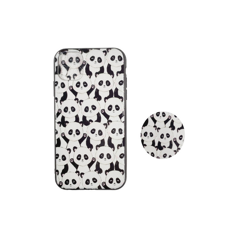 کاور مدل aw12 مناسب برای گوشی موبایل اپل iPhone 11 به همراه پاپ سوکت