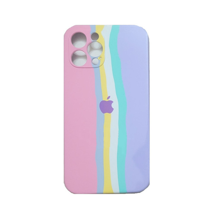 کاور طرح رنگین کمانی مناسب برای گوشی موبایل اپل IPhone 12 Pro Max