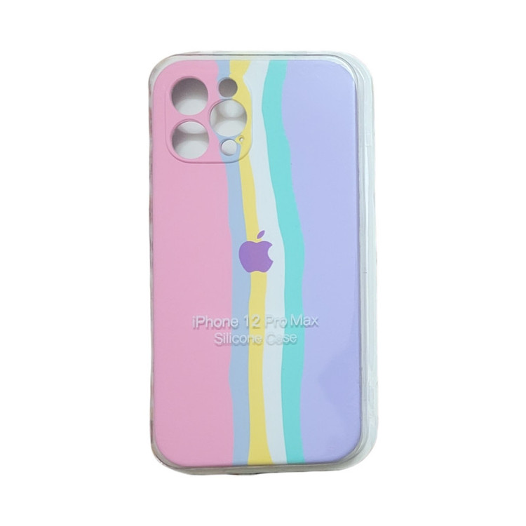 کاور طرح رنگین کمانی مناسب برای گوشی موبایل اپل IPhone 12 Pro Max
