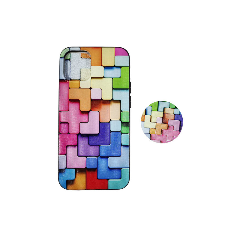 کاور مدل aw12 مناسب برای گوشی موبایل اپل iPhone 12 Mini به همراه پاپ سوکت