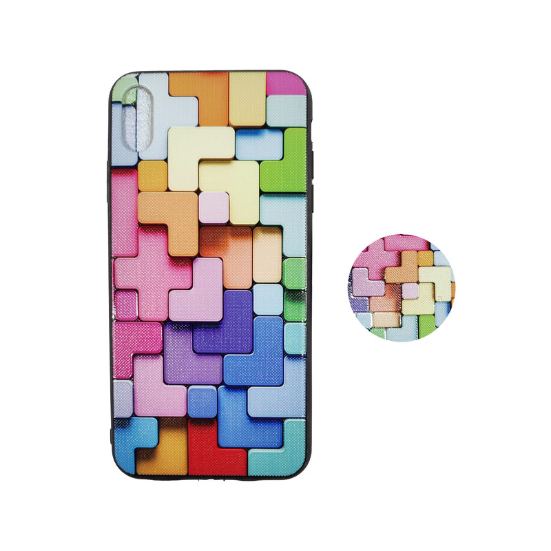 کاور مدل aw12 مناسب برای گوشی موبایل اپل iPhone X Max به همراه پاپ سوکت