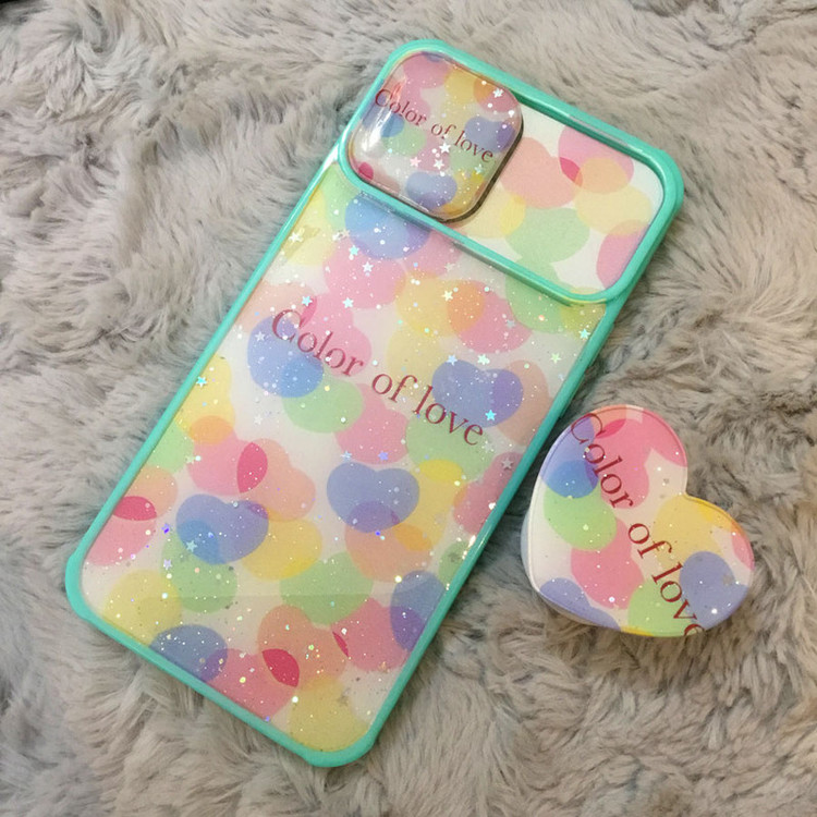 کاور کد A7160 مناسب برای گوشی موبایل اپل iPhone 12 Promax به همراه پایه نگهدارنده