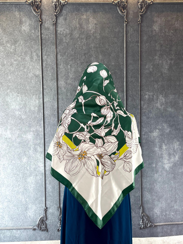 روسری ابریشم توییل مجلسی