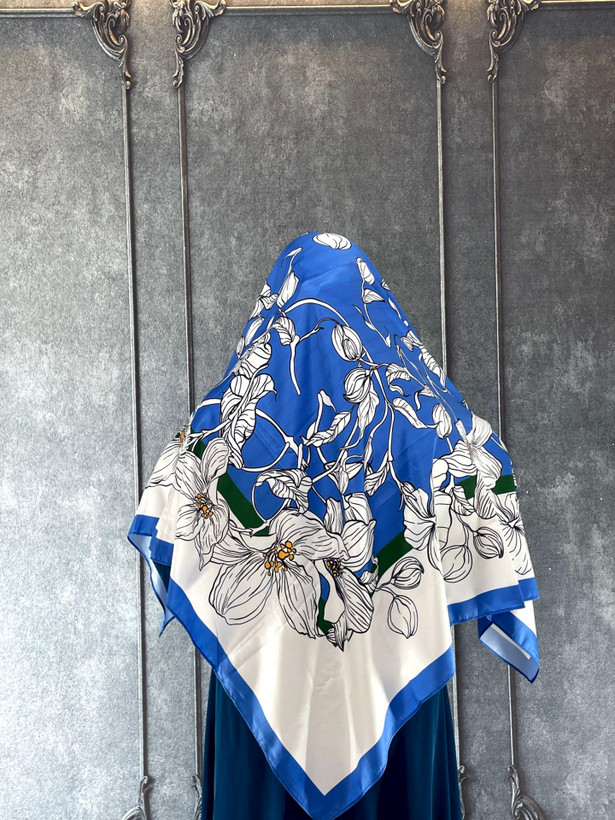 روسری ابریشم توییل مجلسی